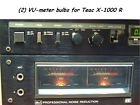 X-1000r -1000r. Teac 2 Vu Bulbs Meter