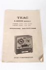 A-4010s -4010s Operating Copy Tape Stereo Instructions Deck Original -4000 Teac