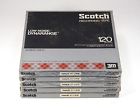 211-1-4-r120 Scotch Lot Of Five Tape Metal Reels Sealed Used