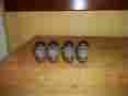 4-american 7025 American Concertone Vacuum Tubes D-type Getters Bl Plates Tested Tv 7 U