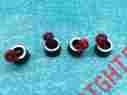 50236430 Teac One A-2340 A-3340 Record Lamp Escutcheon Red Screw Rare