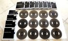 5693 Ge Lot Of Empty Tape Reels Inch Black Heavy Clean