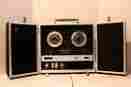 6237 Jc Penney Co Vintage Tape Recorder Model Foldable Speakers With Case Unused