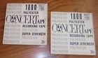 76102 Concertape Vintage Cioncertape Polyester Recording Tape Reels In Box Feet
