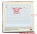Aclab-7a Tme Open Reel Tape Box Labels Self Adhesive For Boxes