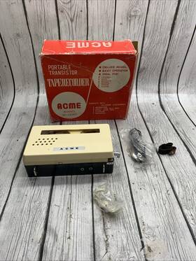 M-1250 Acme Vintage Model Broken Pice On Back Untested