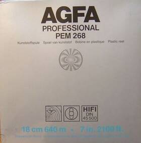 Pem-268 Agfa Pem 268 Reel To Tape Dp 7 Inch 2100 Ft