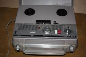 Ta-801 Aiwa Vintage 60s Portable Reel To Tape Recorder Powers Up And Runs