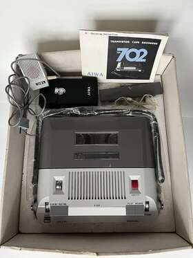 Aiwa Tp-702 Vtg Mode Tp 702 Japan Translator Tape Recorder Reel To A01274