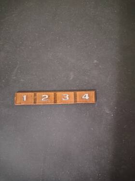 1800x Akai Sd 1-4 Yellow 8 Track Indicator Strip