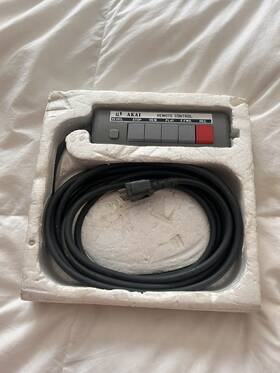 345-rc11 Akai Vintage Remote Control Rc-11 Reel To 8-pin Original Box