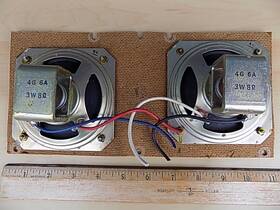Akai 4g-6a Akai-roberts 4 Inch 3w 8 Ohm Alnico Vintage Speaker Pair