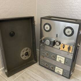 65465 Akai Vintage Terecorded M6 Reel To Player Tape Recorder For Parts Untested