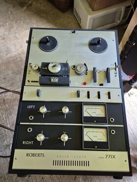 7771x Akai 1960s Roberts 771x Reel To Tape Player Recorder
