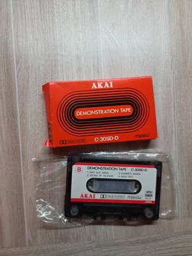 Akai C-30sd-d Rare Demonstration Tape