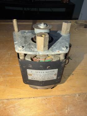 Akai Hc-16x Original 3-speed Motor For M-10/gx-365d/x-201d