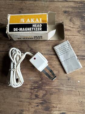 20231222 Akai Sj 5/20231222/df.17 Vintage Ah-8 Reel To Tape Head Demagnetizer - Tested Works