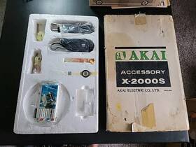 X-2000s Akai X-2000x Reel To Tape Recorder Accessory Kit / Factory Parts