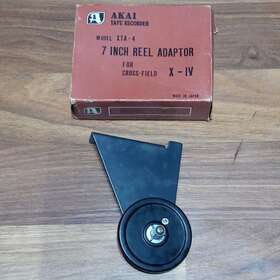Xta-4 Akai X-iv One Single 7 Inch Reel Adaptor For Cross Field To