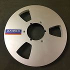 2-10.5 Amp-1 Ampex Audio Recording 10.5 Silver Take Up Reel For 1 2 Tape