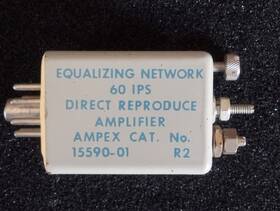 Ampex 15590-01 Rare Cat. No. Equalizing Network Direct Rrproduce Amplifier