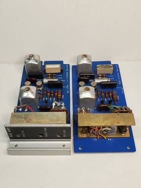 4500106-01-02 Ampex Lot 2 440 Bias Amp Board / Card Part No. 4500106-01 And 02 Untested