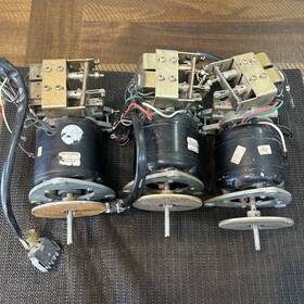 4590107-60 Ampex Reel To Capstan Motor Assemblies Lot Of 3 Parts Or Repair