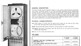 Ampex 795-59gk2gc Fr-1600 Instrumentation Recorder Tape 1 Inch 14 Head Complete 2 Cabinets