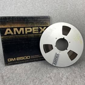 Ampex Gm-2500 Metal Tape Reel Spool 10.5 Inch 1/4 Untested Used From 1971