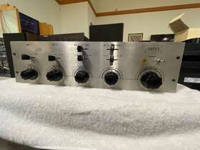 Mx-35 Ampex 4-position 2-channel Tube Line / Microphone Mixer And Preamp
