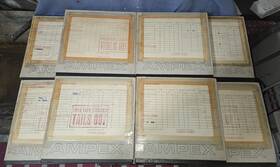 Ampex Ud35180 Lot Of 10 Metal 10.5 Inch 1/4 Reels Sound Recording Tape As Shown