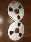 And Unmarked Ampex Inch Reel To Audio Tape Metal Is