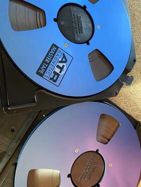 40907p Atr Magnetics New/unused Master Tape Reels 1/4 X 2500 10.5 Inch Metal Nab 2 Pair Fast Ship