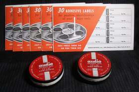 St-50-66 Audio Devices Splicing Tape Inch X 66ft On Mylar Film 270 Adhesive Reel Labels