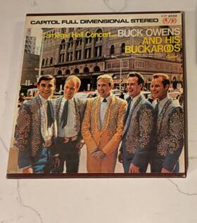 Capitol Yit-2556 Carnegie Hall Concert Buck Owens Reel-to-reel Tape Yit 2556