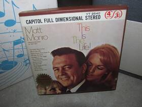 Capitol Yt-2540 Matt Monro Reel-reel Tape This Is Life Rare Inch Tiny Reel 3 3/4 Ips