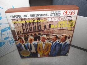 Capitol Yt-2556 Buck Owens Reel-reel Tape Carnegie Hall Rare Inch Tiny Reel 3 3/4 Ips Ex