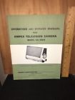 Cc-324 Ampex Vintage Service Manual Television Camera Original Copy