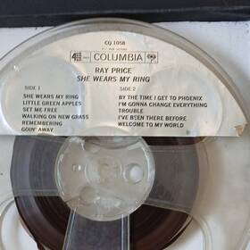 Cq-1058 Columbia She Wears My Ring Tape Reel Cq 1058 Stereo Reel-to-reel