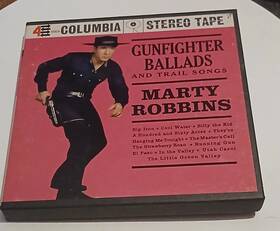 Columbia Cq-328 Gunfighter Ballads And Trail Songs Marty Robbins Reel Tape Cq 328