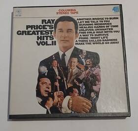Columbia Hc-969 Ray Prices Greatest Hits Vol. Ii Stereo Reel-to-reel Tape Hc 969