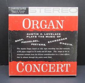 4t-3012 Concertapes Austin C. Lovelace Organ Concert Reel-to-reel Tape Boxed