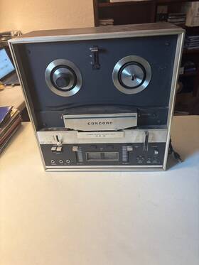 Mk-1v Concord Reel To Tape Recorder Powers On Untested For Parts Or Repair