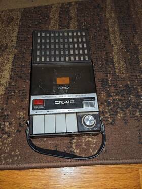 2630 Craig Vintage Model Tape Recorder Works