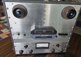 Sx712 Crown Reel To Player Recorder Works In Case
