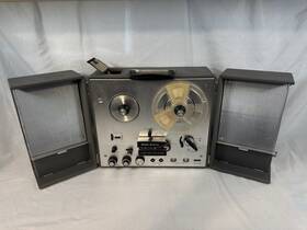 Delmonico Ptr-55a Vintage Nivico Reel To Tape Recorder Powers On Untested
