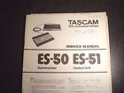 Es-51 Teac Vintage Tascam Es-50 Synchronizer Control Unit Factory Service Manual