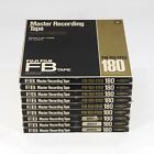 Fb-151-1110 180 Fuji Lot Of Nine Metal Reels Tape Used