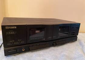 U4615871 Fisher Tape Player With Two Decks Ac 120v 60hz 24w Model Cr-w683
