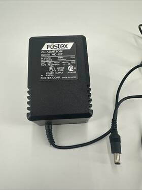 Ad-12t Fostex Ac Adaptor Oem 12vdc 1000ma Mixer And Tape Recorder Power Adapter
